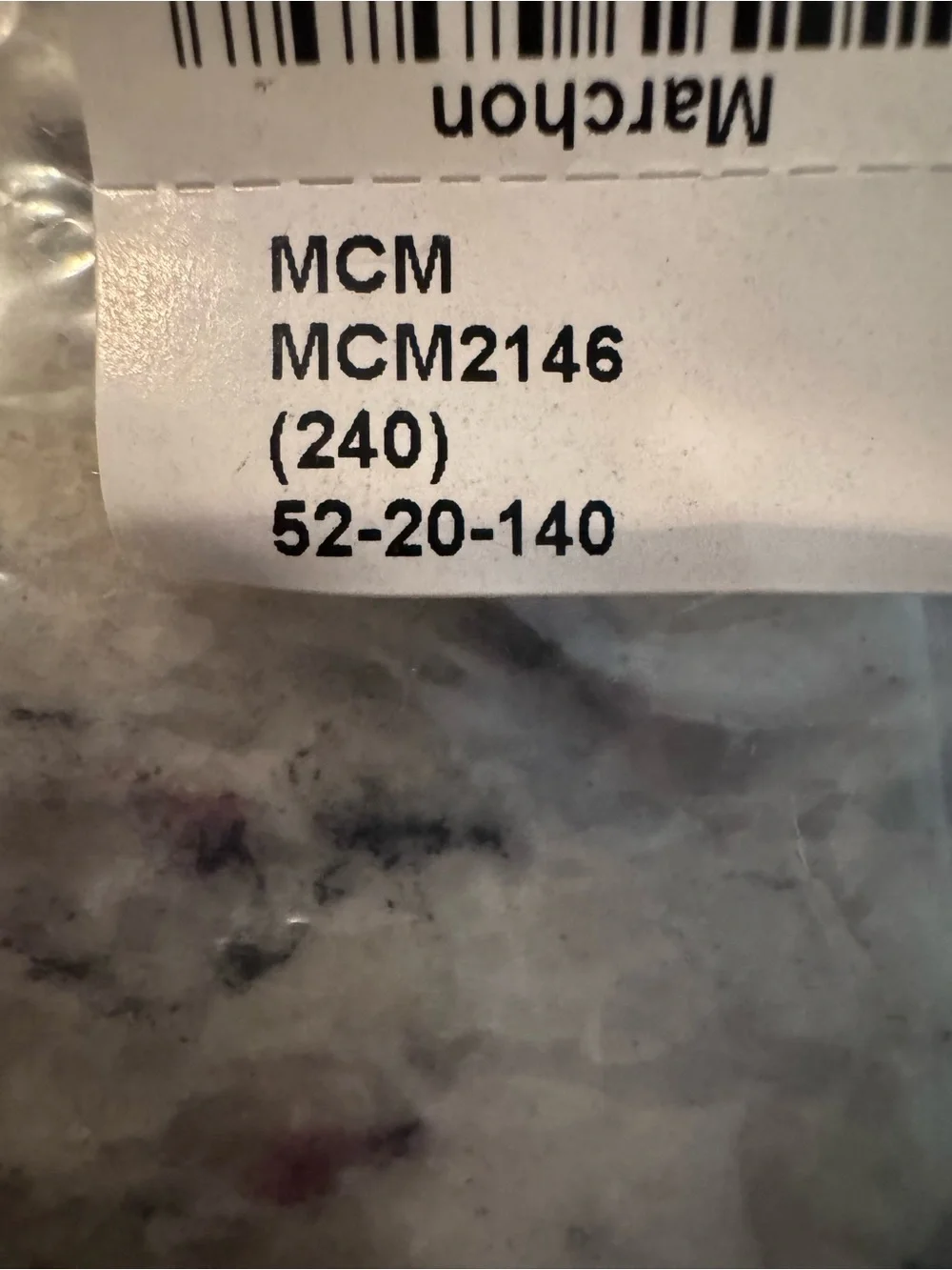 Authentic MCM MCM2146 Eyeglass Frames Black Silver 52-20-140 w/ Case